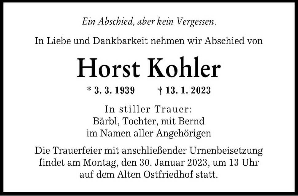 horst kohler